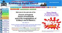 Desktop Screenshot of knebworthparishchurch.co.uk